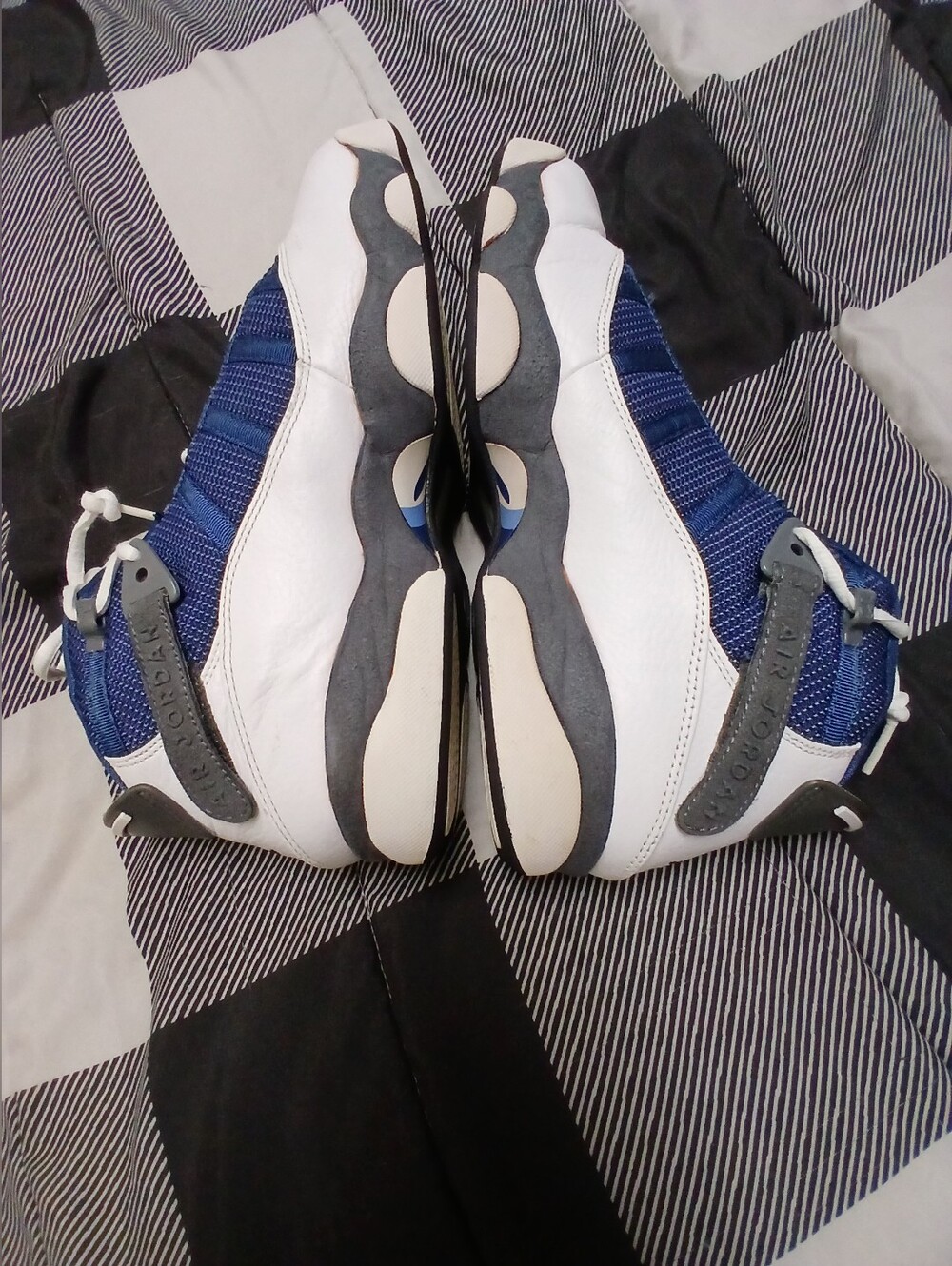 Jordan Men’s Sneakers White and Blue